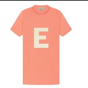 Essentials Kids Coral T-Shirt Dress | Size 6/7